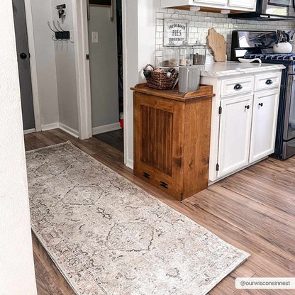 Standon Vintage Flat Pile Washable Rug - Quahog Bay Bedding