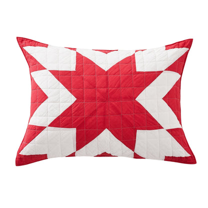Star Patch Patchwork Cotton Quilt Set - Quahog Bay Bedding