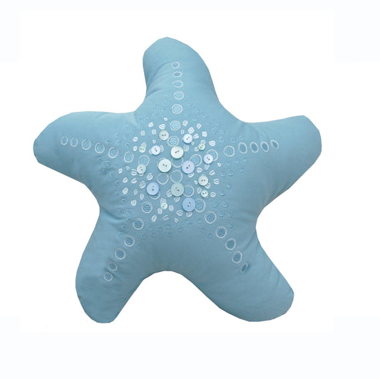 Starfish Shaped Indoor/Outdoor Pillow - Quahog Bay Bedding