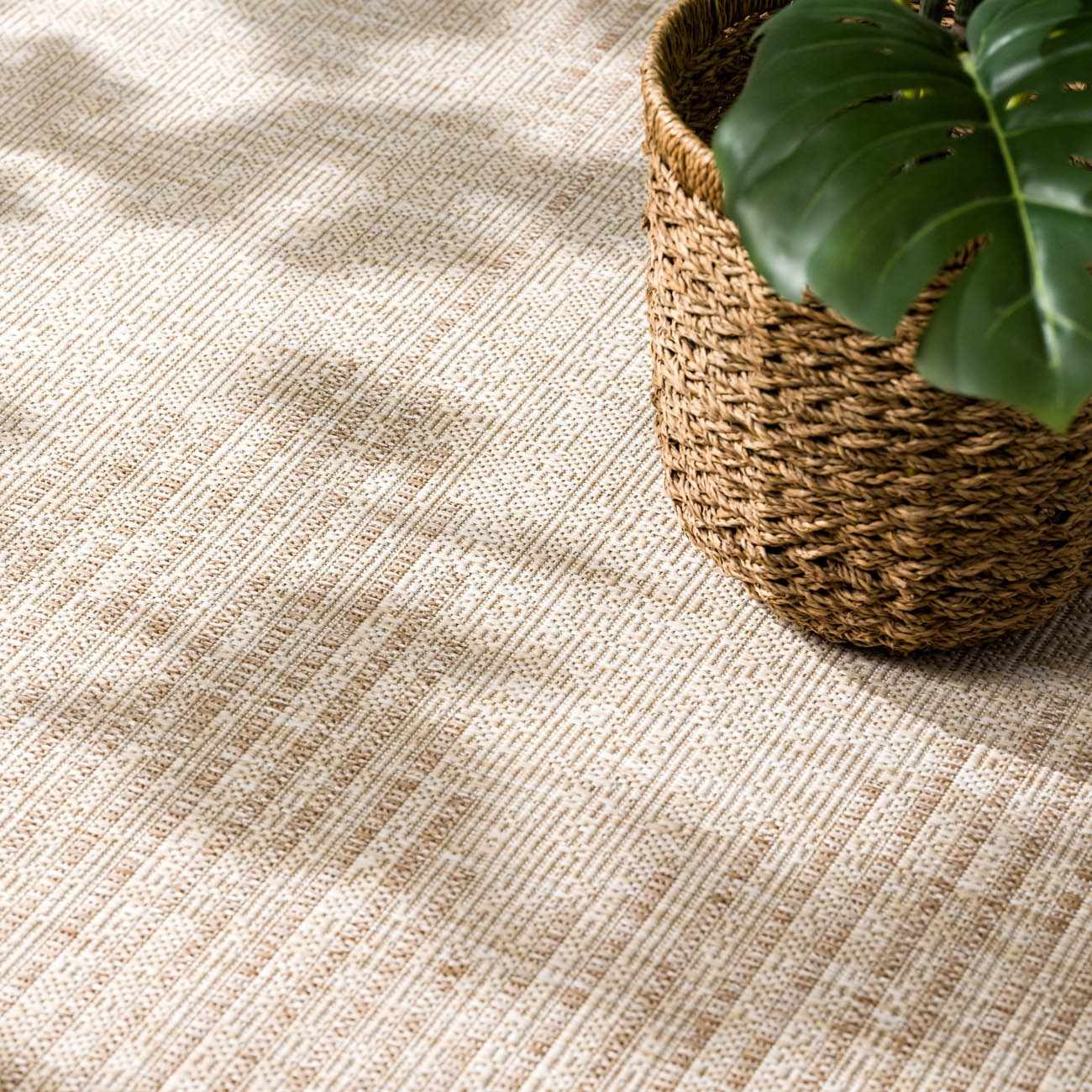Stephan Beige Outdoor Rug - Quahog Bay Bedding