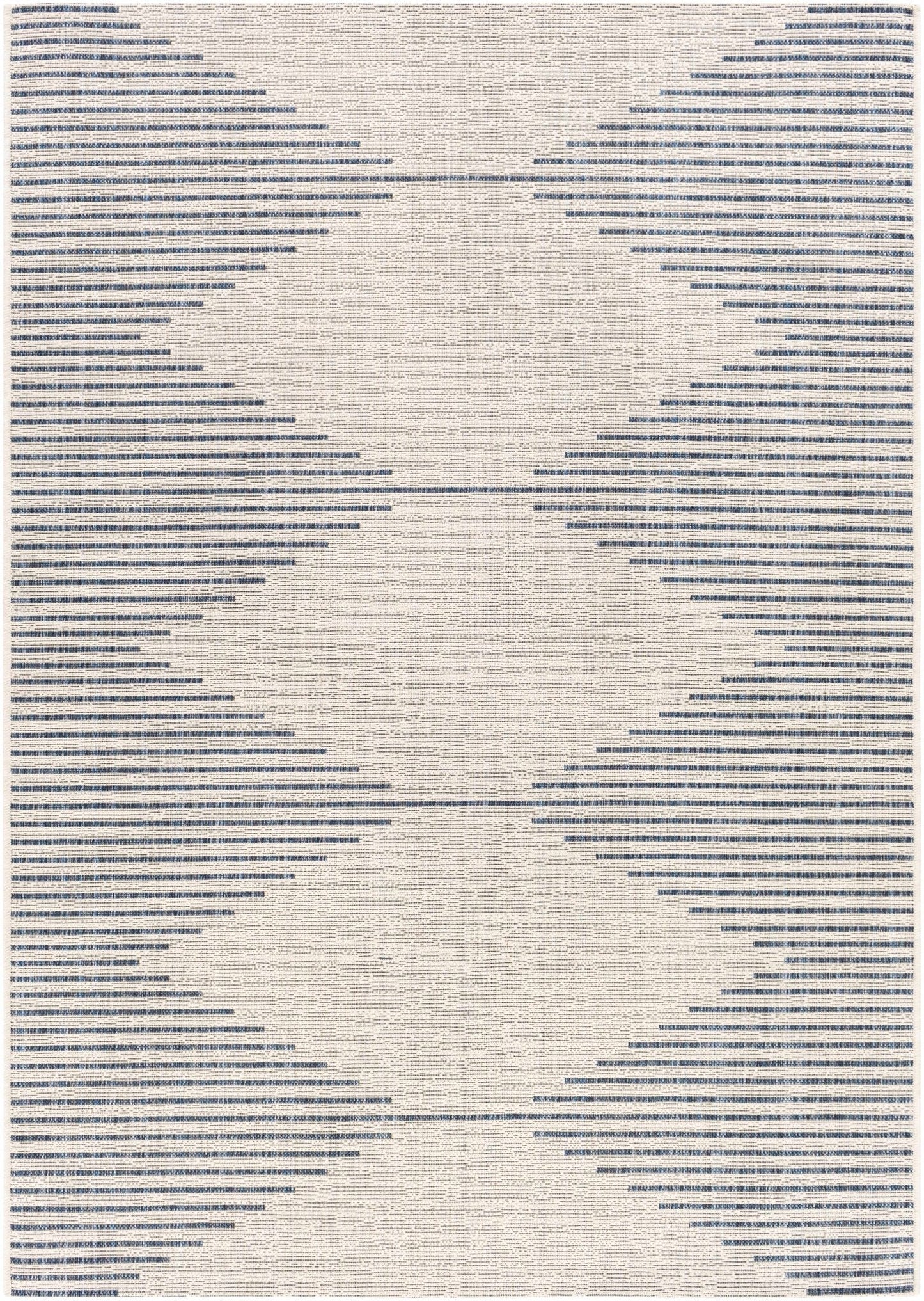 Stephan Blue & Cream Outdoor Rug - Quahog Bay Bedding