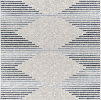Stephan Blue & Cream Outdoor Rug - Quahog Bay Bedding