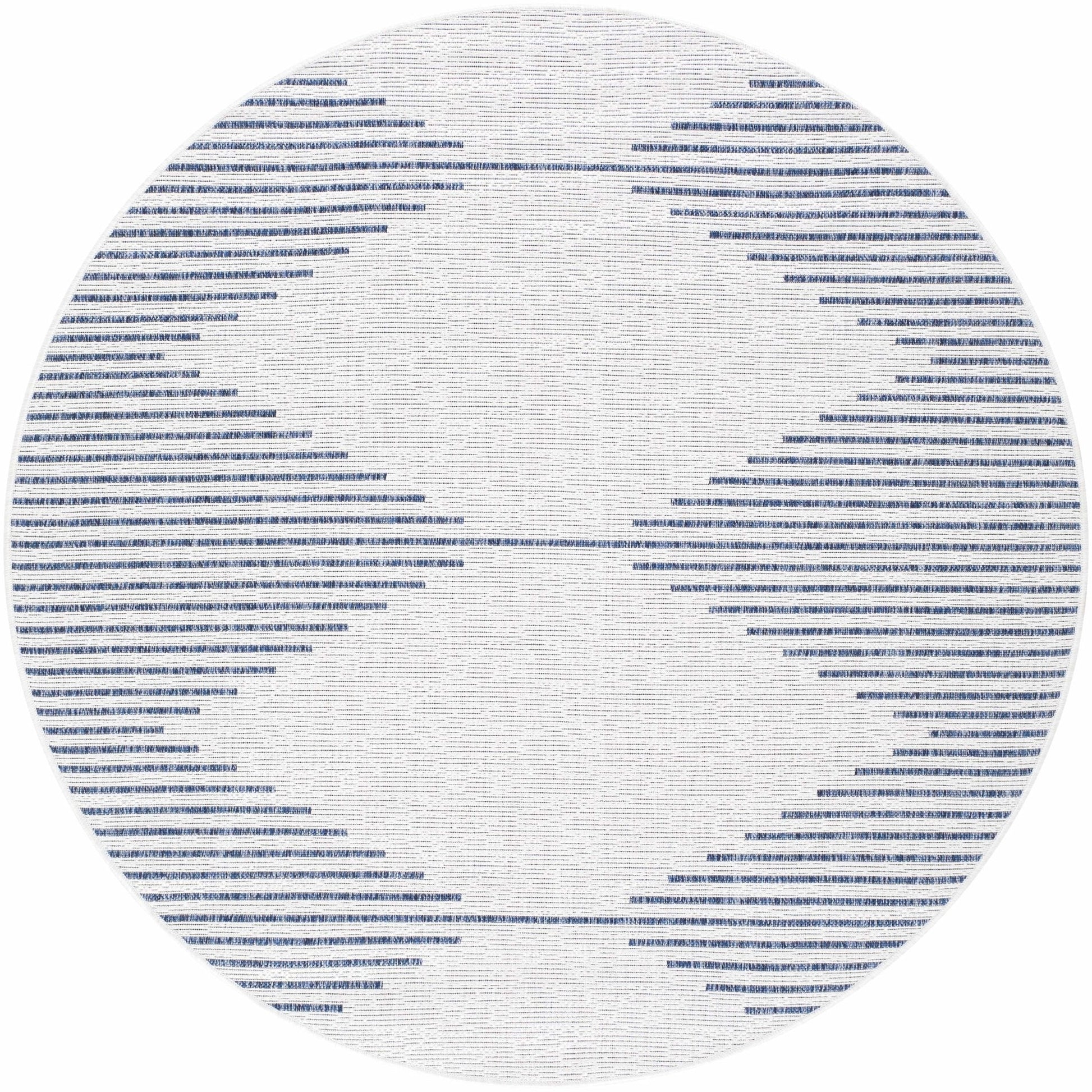 Stephan Blue & Cream Outdoor Rug - Quahog Bay Bedding