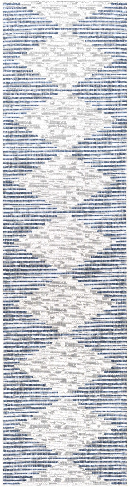 Stephan Blue & Cream Outdoor Rug - Quahog Bay Bedding