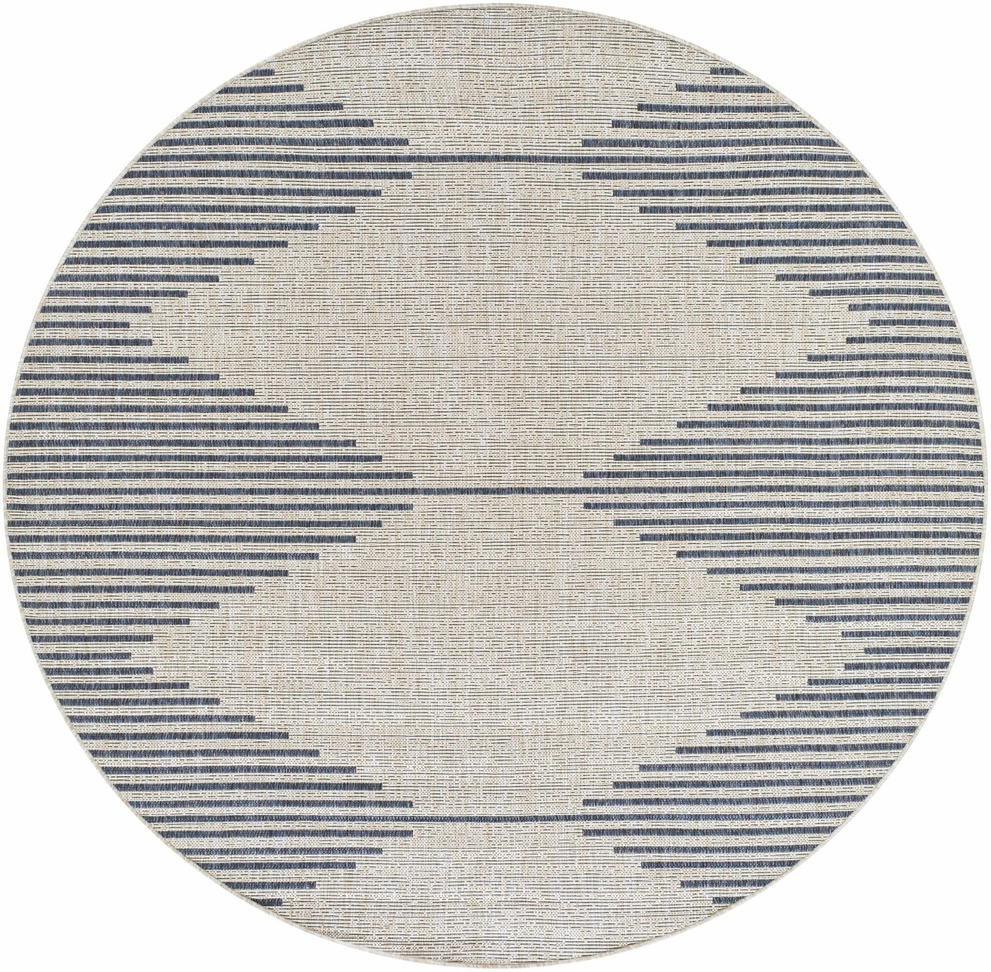 Stephan Blue & Gray Outdoor Rug - Quahog Bay Bedding