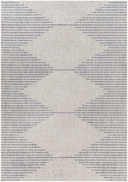 Stephan Gray & Blue Outdoor Rug - Quahog Bay Bedding