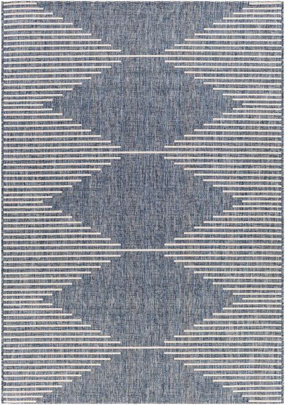 Stephan Navy Outdoor Rug - Quahog Bay Bedding