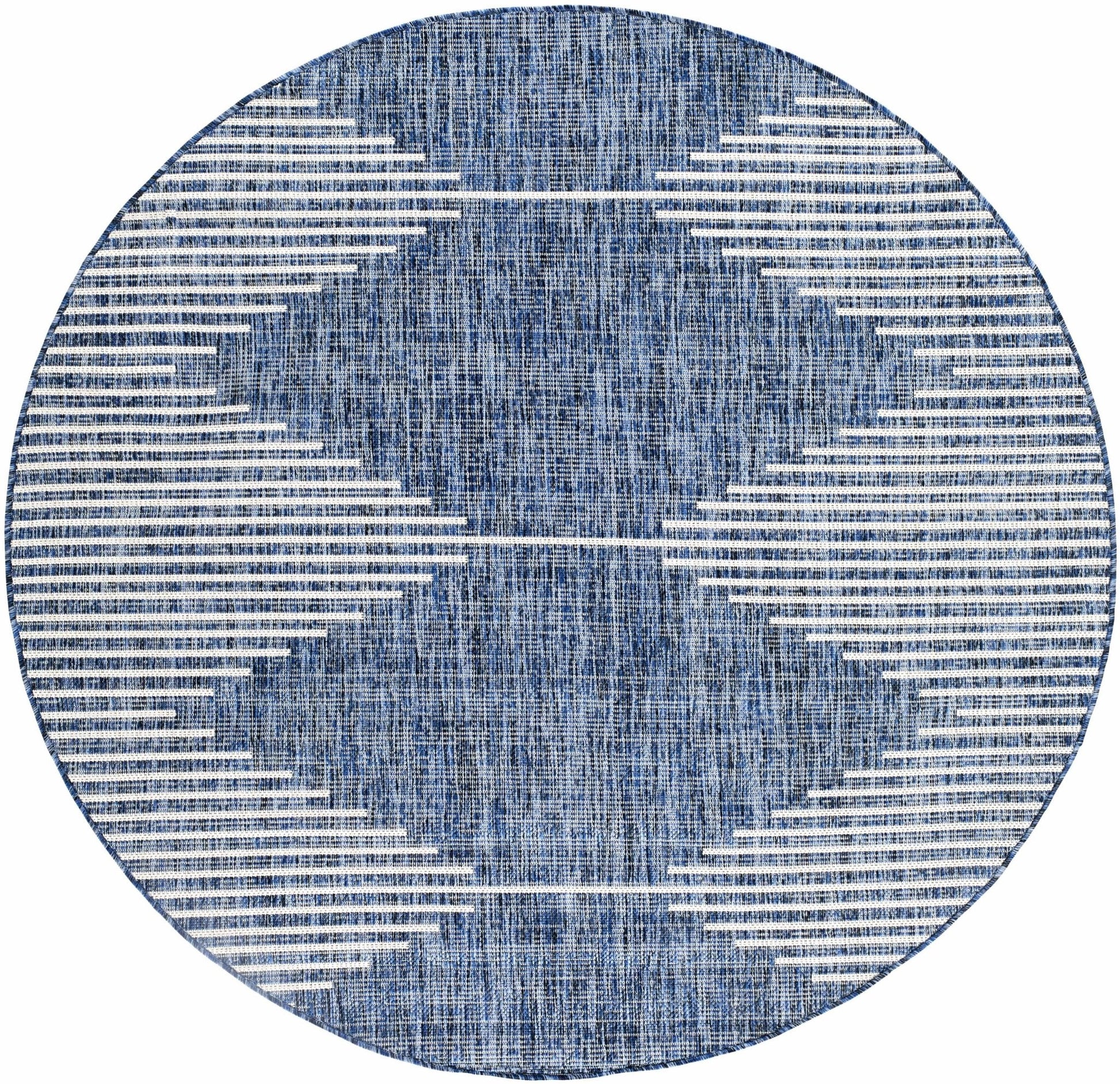 Stephan Navy Outdoor Rug - Quahog Bay Bedding