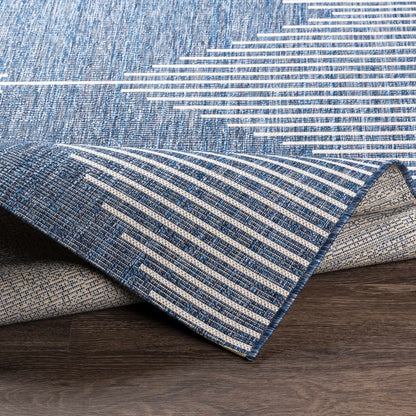 Stephan Navy Outdoor Rug - Quahog Bay Bedding