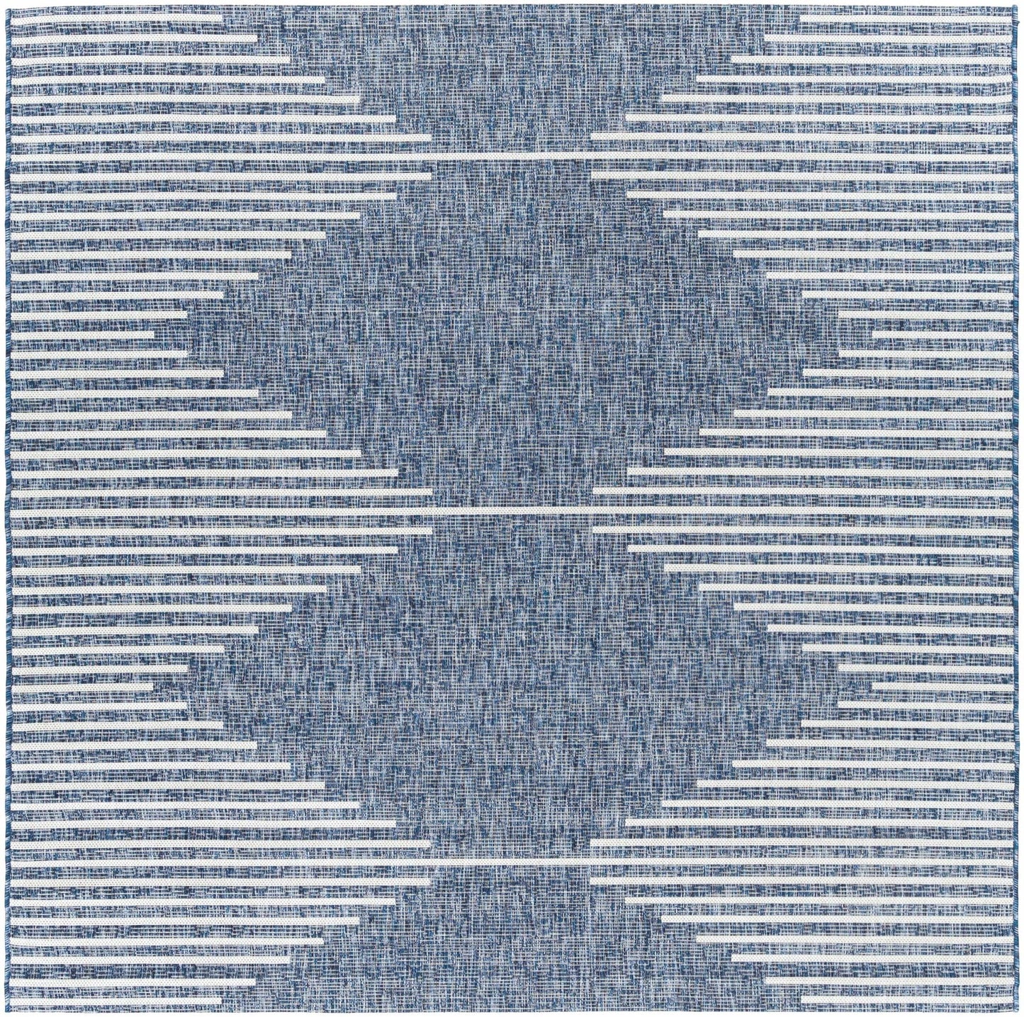 Stephan Navy Outdoor Rug - Quahog Bay Bedding