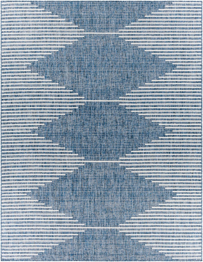 Stephan Navy Outdoor Rug - Quahog Bay Bedding