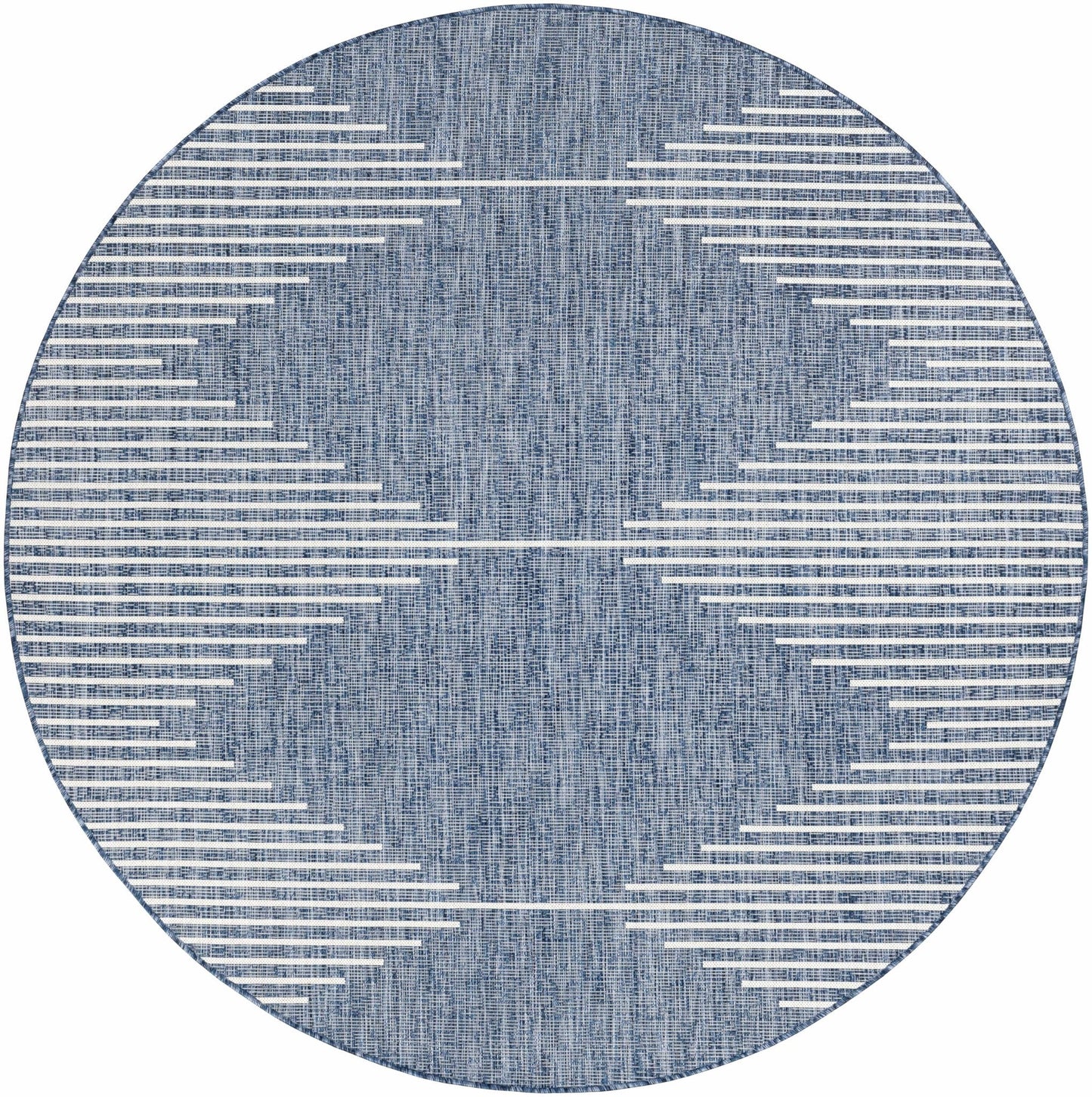 Stephan Navy Outdoor Rug - Quahog Bay Bedding