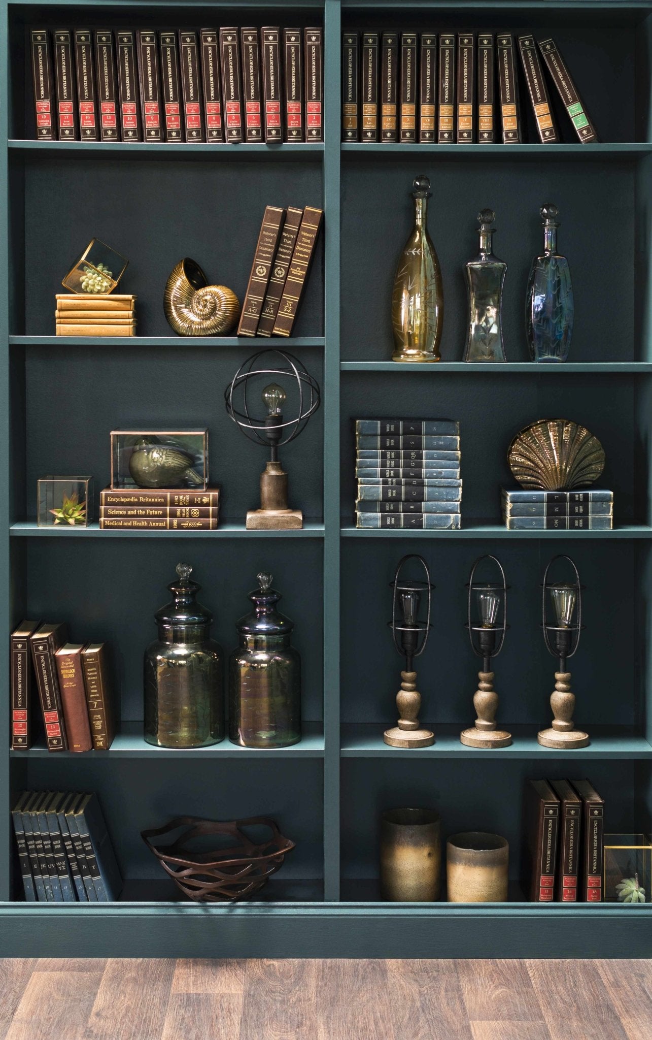 Stewartville Green Etched Glass Jar - Quahog Bay Bedding