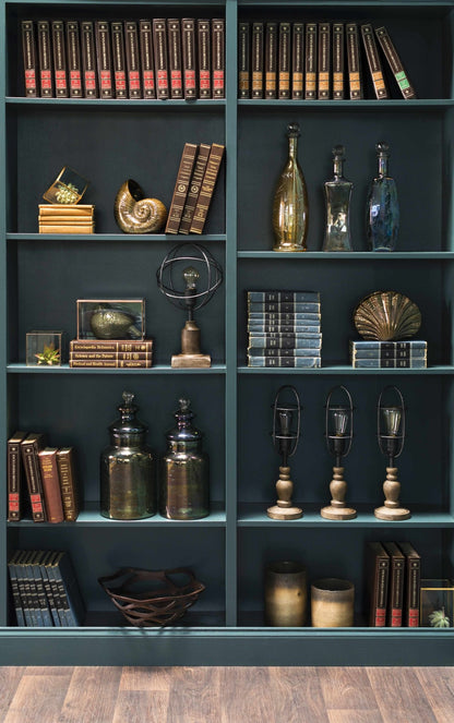 Stewartville Green Etched Glass Jar - Quahog Bay Bedding