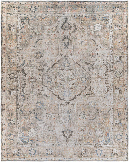 Standon Vintage Flat Pile Washable Rug
