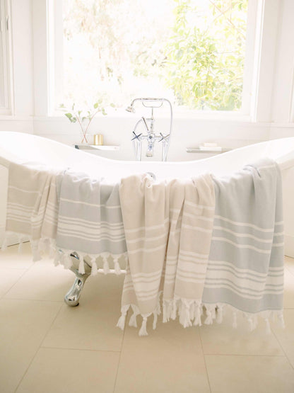 Stone Classic Turkish Hand Towel - Quahog Bay Bedding