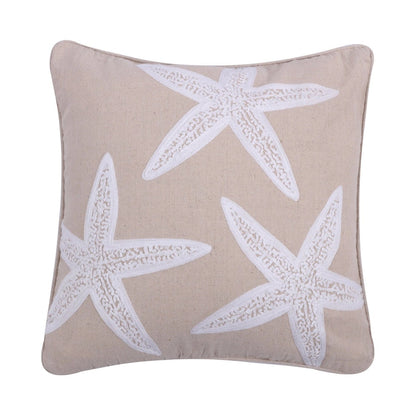 Stone Harbor Starfish Pillow - Quahog Bay Bedding