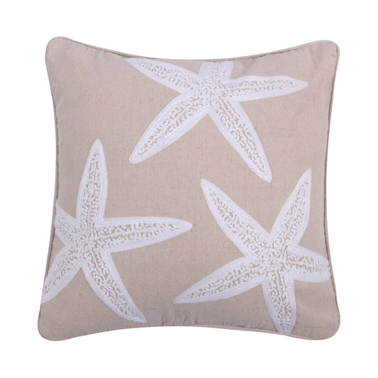 Stone Harbor Starfish Pillow - Quahog Bay Bedding