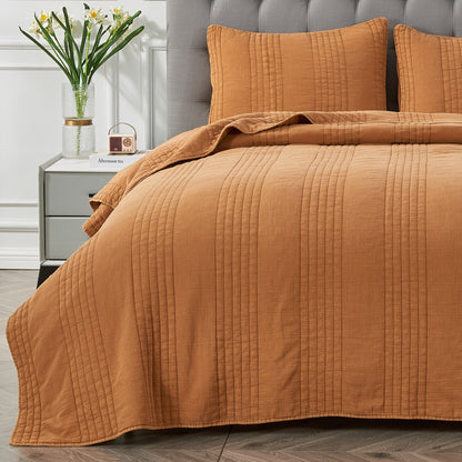 Stonewashed 100% Cotton Quilt Set - Quahog Bay Bedding
