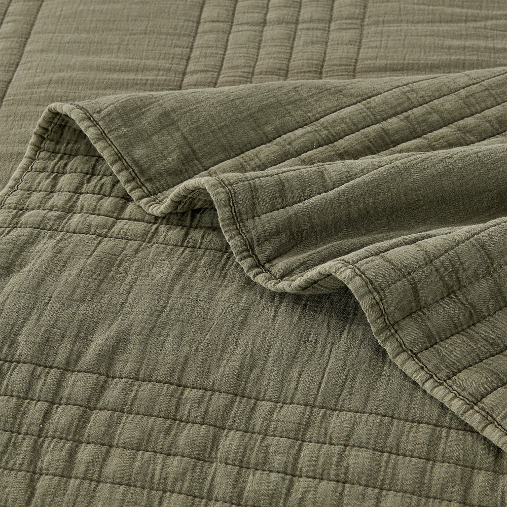Stonewashed 100% Cotton Quilt Set - Quahog Bay Bedding