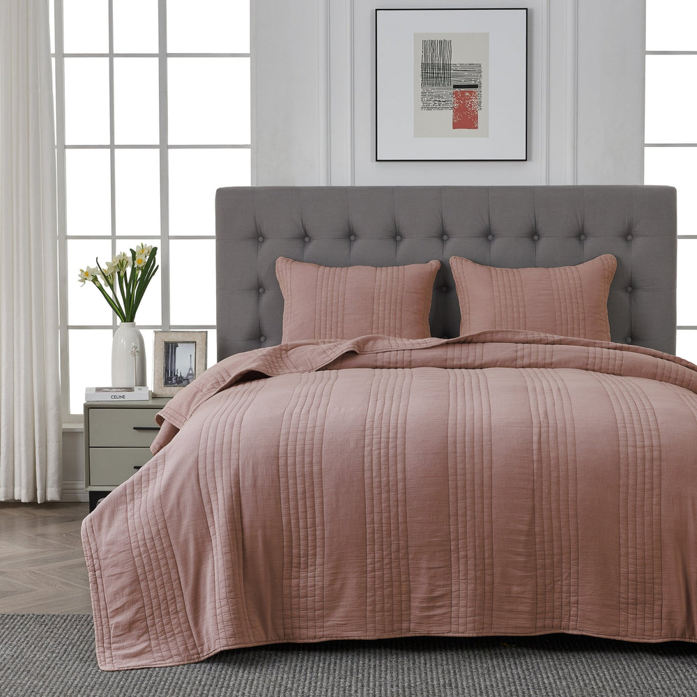 Stonewashed 100% Cotton Quilt Set - Quahog Bay Bedding