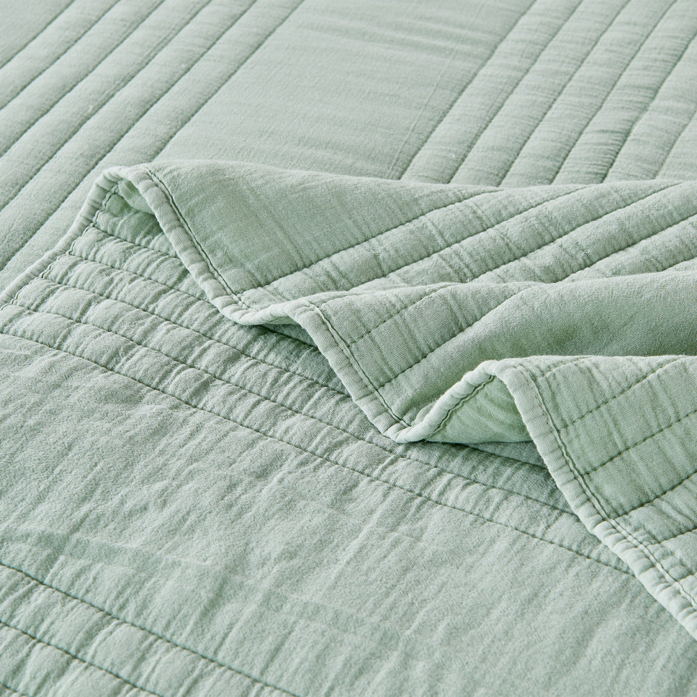 Stonewashed 100% Cotton Quilt Set - Quahog Bay Bedding