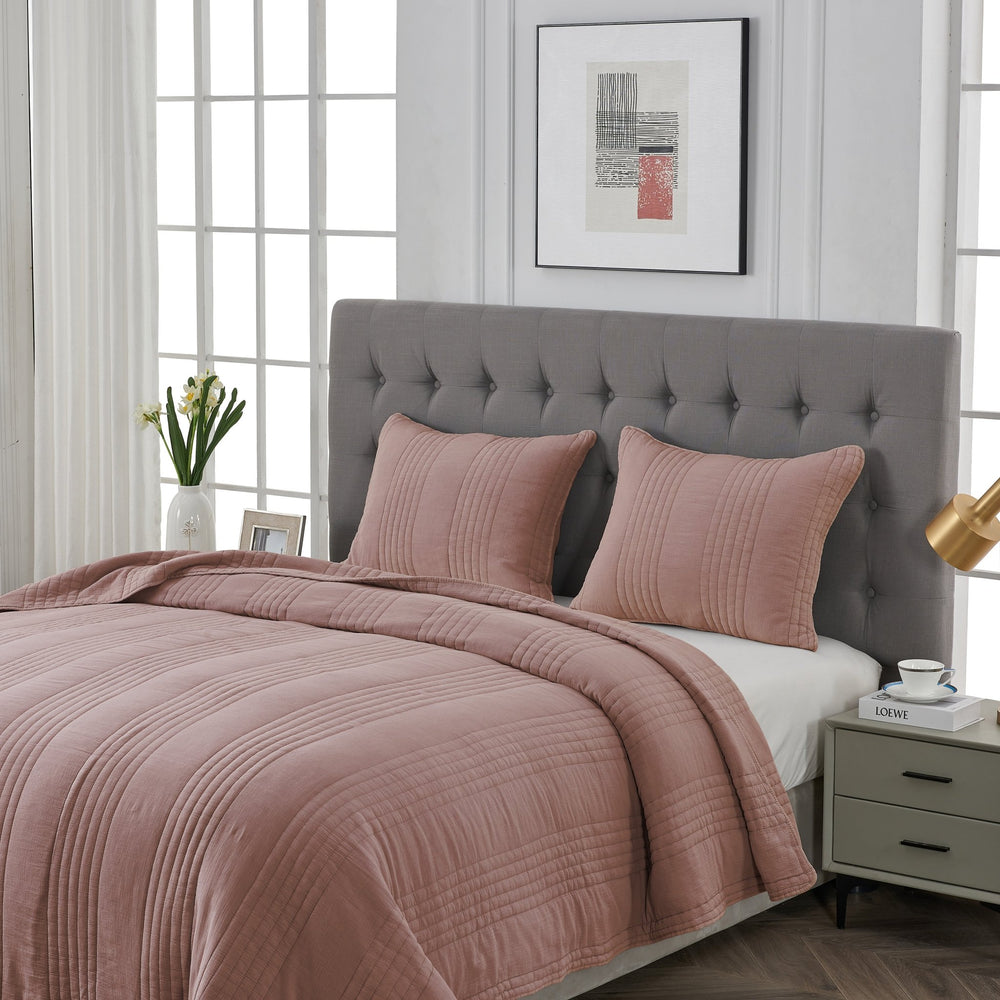 Stonewashed 100% Cotton Quilt Set - Quahog Bay Bedding