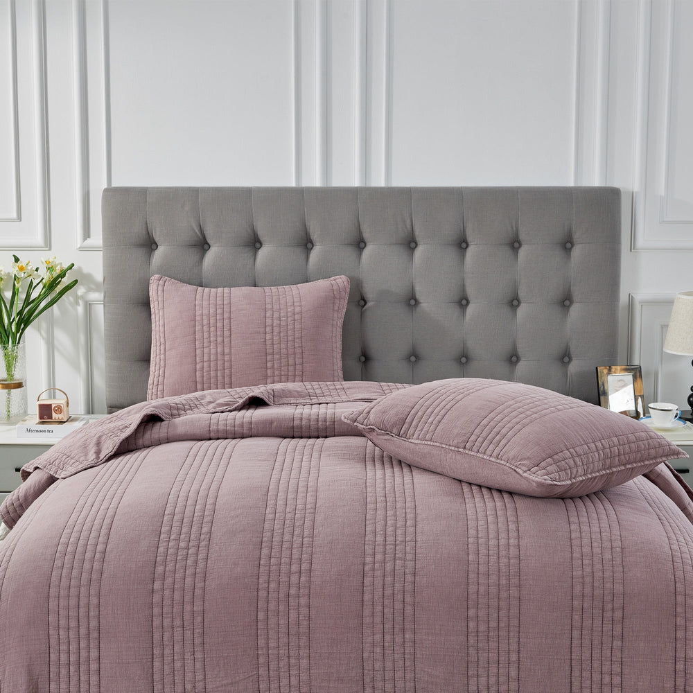 Stonewashed 100% Cotton Quilt Set - Quahog Bay Bedding