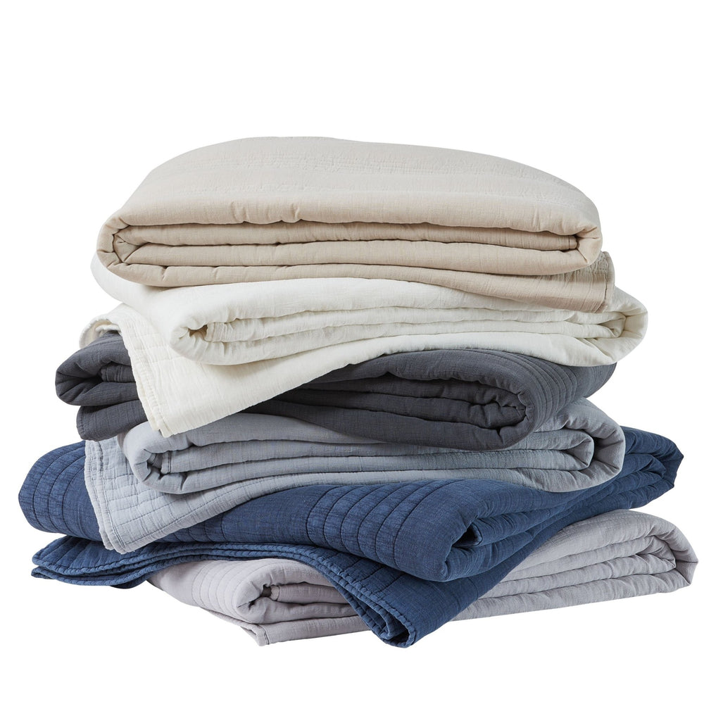 Stonewashed 100% Cotton Quilt Set - Quahog Bay Bedding