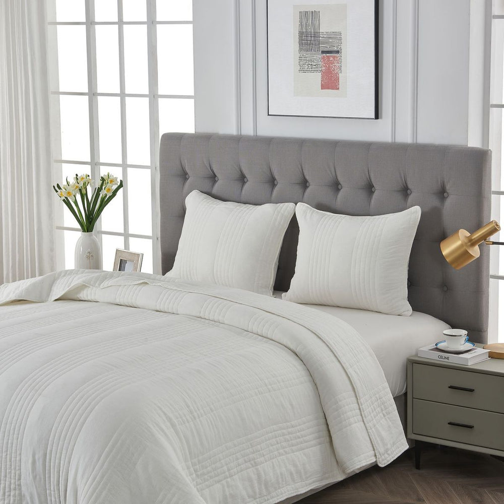 Stonewashed 100% Cotton Quilt Set - Quahog Bay Bedding