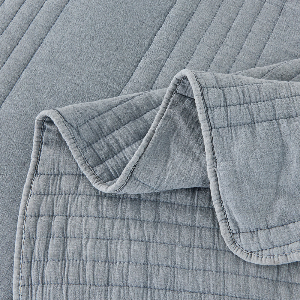 Stonewashed 100% Cotton Quilt Set - Quahog Bay Bedding