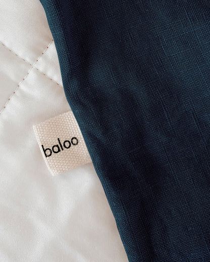 Stonewashed Linen Duvet Cover - Weighted Duvet Covers - Quahog Bay Bedding