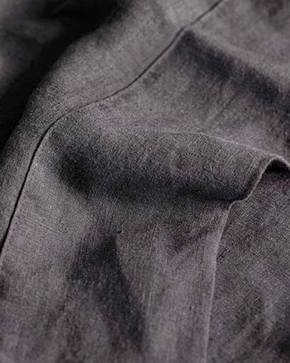 Stonewashed Linen Duvet Cover - Weighted Duvet Covers - Quahog Bay Bedding