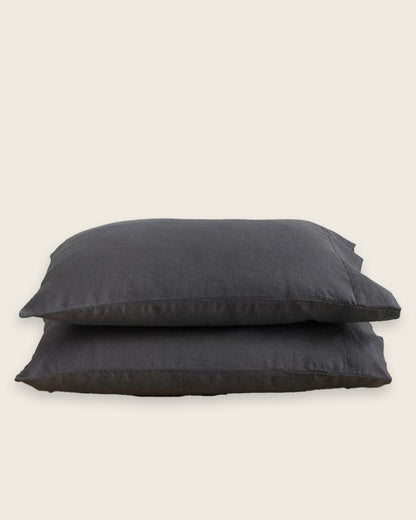 Stonewashed Linen Pillowcases - Quahog Bay Bedding