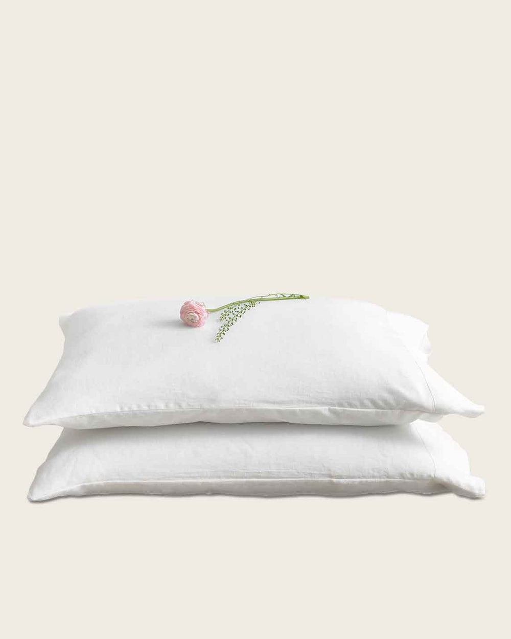 Baloo French Linen Pillowcase Set - Soft, Breathable, Durable - Set of 2. - Quahog Bay Bedding