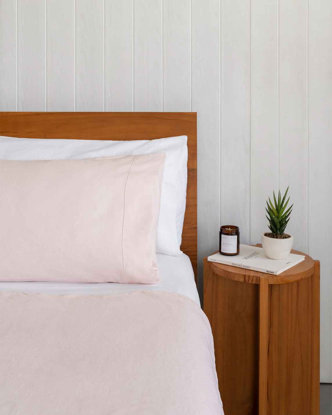 Baloo French Linen Pillowcase Set - Soft, Breathable, Durable - Set of 2. - Quahog Bay Bedding