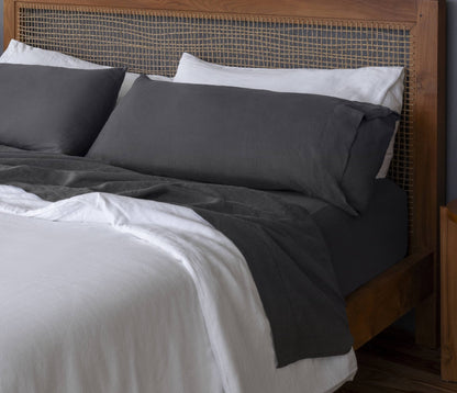 Stonewashed Linen Pillowcases - Quahog Bay Bedding