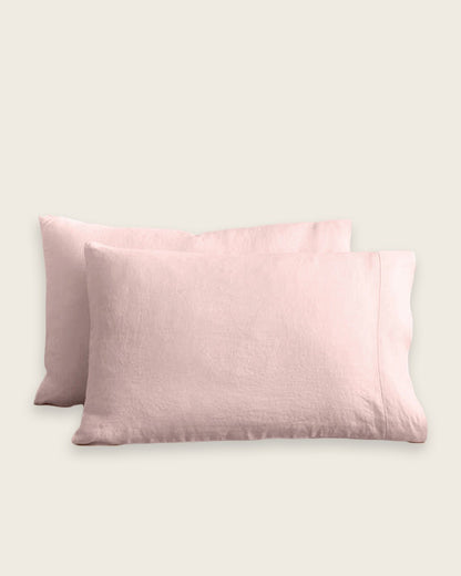 Stonewashed Linen Pillowcases - Quahog Bay Bedding