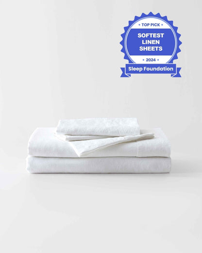 Stonewashed Linen Sheets - Quahog Bay Bedding