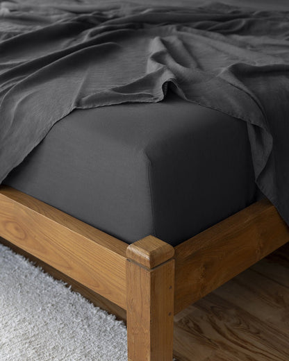 Stonewashed Linen Sheets - Quahog Bay Bedding