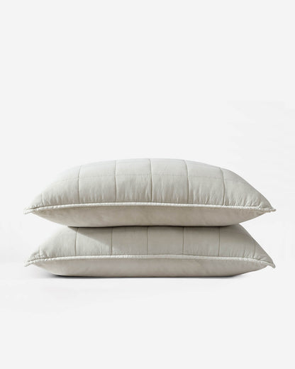 Stonewashed Lyocell Sham Set - Quahog Bay Bedding