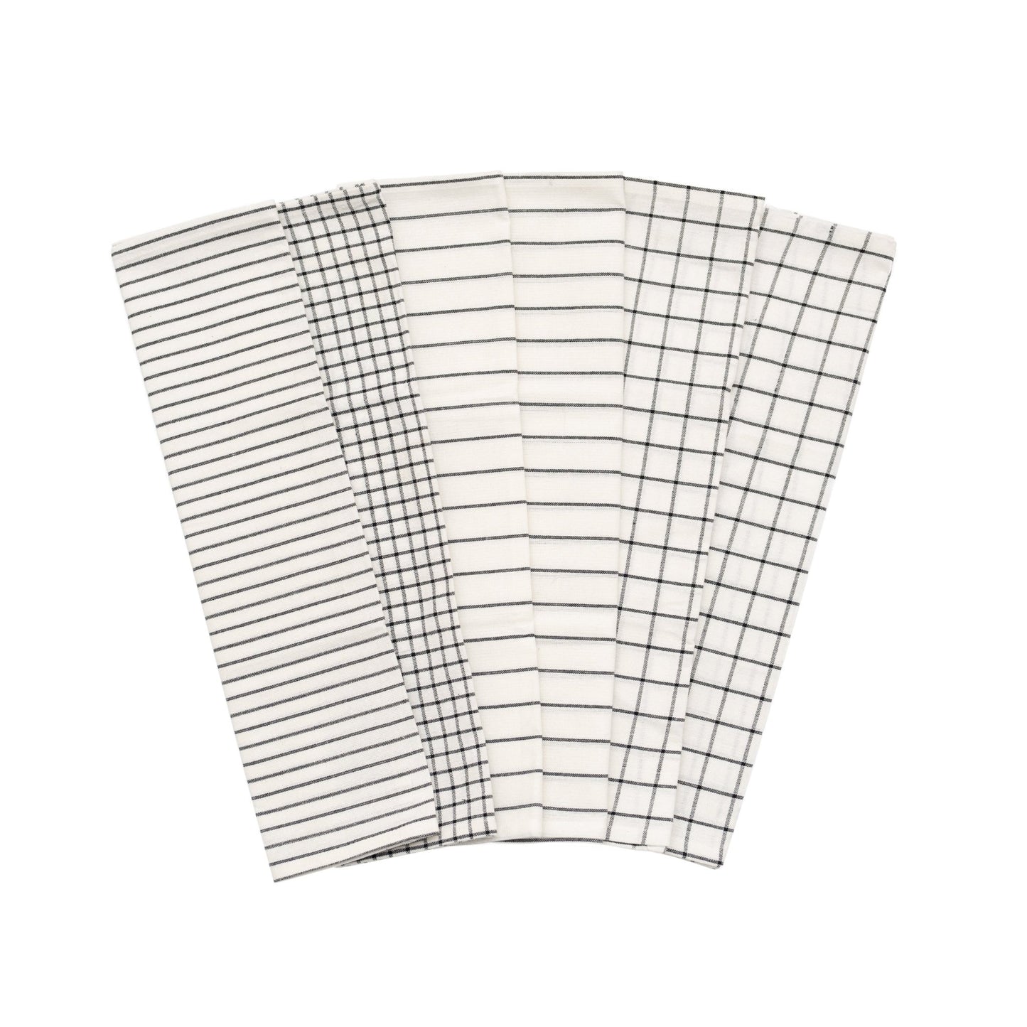 Stripe & Check Kitchen Towel Set - Quahog Bay Bedding