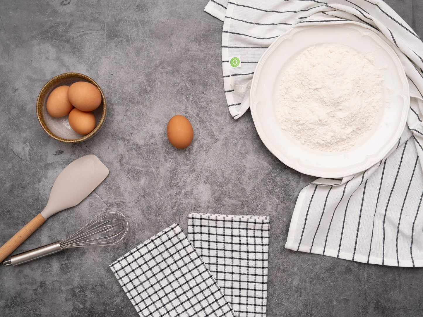 Stripe & Check Kitchen Towel Set - Quahog Bay Bedding