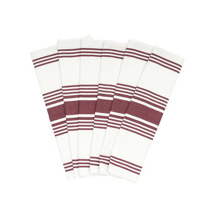 Striped Kitchen Towels - Quahog Bay Bedding