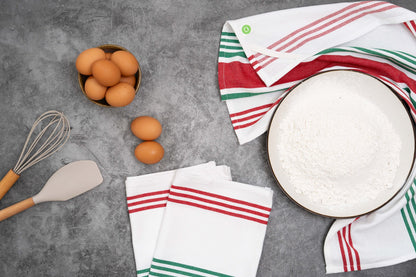 Striped Kitchen Towels - Quahog Bay Bedding