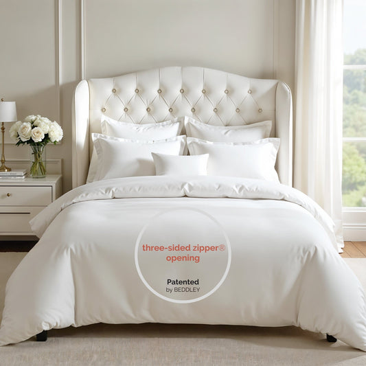 Supreme White Easy-Change® Duvet Cover - Quahog Bay Bedding