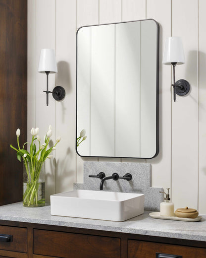 Sustinente Black Carved Mirror - Quahog Bay Bedding