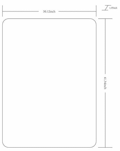 Sustinente White Carved Mirror - Quahog Bay Bedding