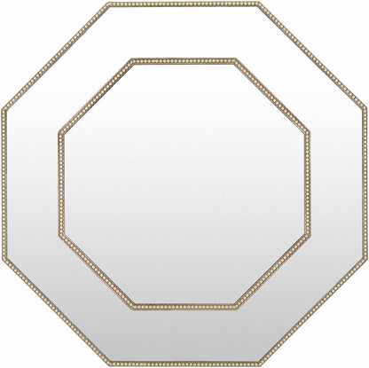Swellendam Gold Octagonal Mirror - Quahog Bay Bedding