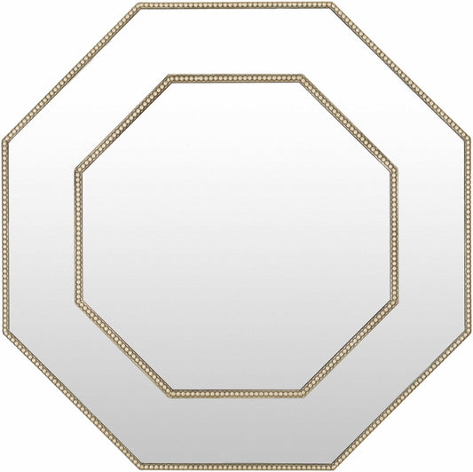 Swellendam Gold Octagonal Mirror - Quahog Bay Bedding